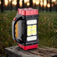 Çok Fonksiyonlu Elde Güneş Enerjili Lamba