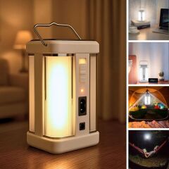 KanguruMarkt® Güneş Enerjili Şarjlı Işık 1200mAh Yeniden Şarj Edilebilir Batarya YG-7977S