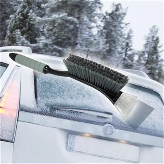 KanguruMarkt® Araç Camı Kar Süpürgesi Buz Kazıyıcı ve Kar Temizleme Fırçası