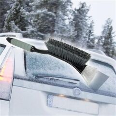 KanguruMarkt® Araç Camı Kar Süpürgesi Buz Kazıyıcı ve Kar Temizleme Fırçası
