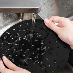 Renkli Isıya Dayanıklı Yıkanılabilir Silikon Fırın ve Airfryer Pişirme Matı