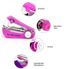 Mini Kolay Seyehat ve Ev Tipi El Dikiş Makinası