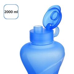 KanguruMarkt® 2000ML Kapasiteli Sporcu Tipi Suluk Pratik El Matarası TP-487