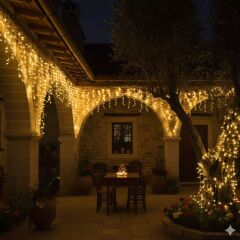 KanguruMarkt® Günışığı Renk 5 Farklı Işık Modlu 10 Metre Eklemeli Dekor Boncuk Model Dekoratif Led