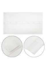 Pratik Mıknatıslı Beyaz Kapı Pencere Tülü