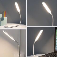 KanguruMarkt® USB Girişli 14 Ledli 3 Kademeli Dokunmatik Masa/Kitap Okuma Lambası Ledi Beyaz