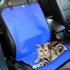 KanguruMarkt® Evcil Hayvan Araç Arka Koltuk Kılıfı - Mavi (Taşıma Çantası Hediye)