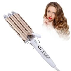 3 Başlıklı Elektrikli Saç Dalgalandırma Maşası