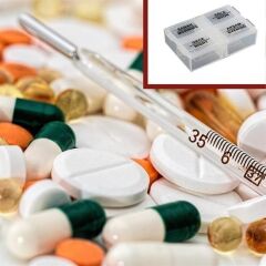 KanguruMarkt® 4 Öğün Günlük Hap İlaç Saklama Taşıma Kutusu İlaç Hatırlatıcı
