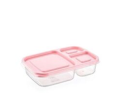 3 Bölmeli Saklama Erzak Kabı