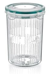 KanguruMarkt® Zeytin Turşu Sebze Yıkama Kutusu Klipsli Kapaklı Saklama Kabı