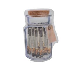 KanguruMarkt® Kavanoz Görünümlü Kilitli Poşet Çıtçıtlı ve Pratik Torba 4 Adet