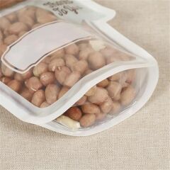 KanguruMarkt® Kavanoz Görünümlü Kilitli Poşet Çıtçıtlı ve Pratik Torba 4 Adet