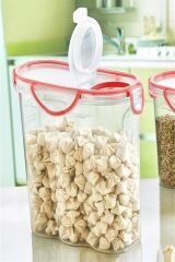 Kilitli Kapaklı 2,4 Litre Erzak Saklama Kabı