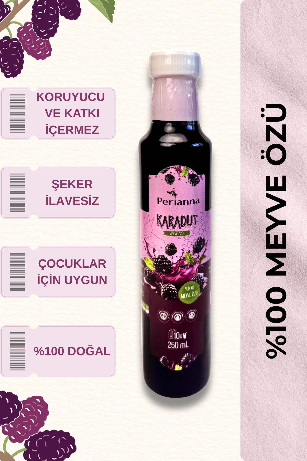 Perianna Karadut Meyve Özü