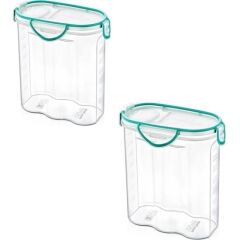 Kilitli Kapaklı 1,2 Litre Erzak Saklama Kabı