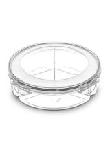 3 Bölmeli Sızdırmaz Contalı Kilitli Kapaklı