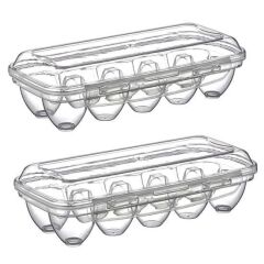 KanguruMarkt® 10 Bölmeli Kilitli Kapaklı Yumurtalık Saklama Kutusu YU110