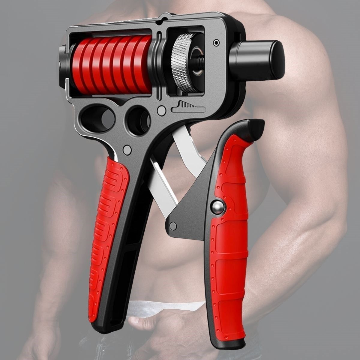 KanguruMarkt® Profesyonel El Bilek ve Kol Güçlendirici Kavrama Egzersiz Aleti Ayarlanabilir El Yayı