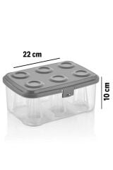 KanguruMarkt® 6 lı Çay Bardağı Taşıma ve Saklama Kutusu Piknik Tipi Bardak Kırılma Önleyici