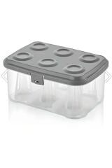 KanguruMarkt® 6 lı Çay Bardağı Taşıma ve Saklama Kutusu Piknik Tipi Bardak Kırılma Önleyici