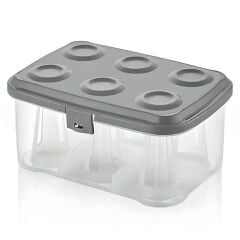 KanguruMarkt® 6 lı Çay Bardağı Taşıma ve Saklama Kutusu Piknik Tipi Bardak Kırılma Önleyici