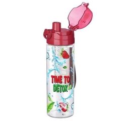 KanguruMarkt® Tutma Saplı Kilitli Kendiliğinden Süzgeçli Kolay Taşınabilir Detoks Sporcu Diyet Matarası