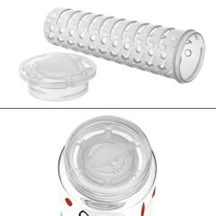 KanguruMarkt® Tutma Saplı Kilitli Kendiliğinden Süzgeçli Kolay Taşınabilir Detoks Sporcu Diyet Matarası