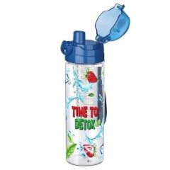 KanguruMarkt® Tutma Saplı Kilitli Kendiliğinden Süzgeçli Kolay Taşınabilir Detoks Sporcu Diyet Matarası