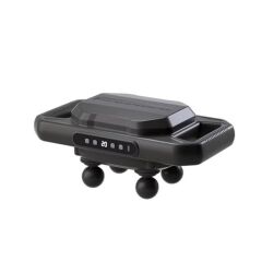 4 Başlıklı Masaj Tabancası Siyah