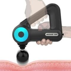 KanguruMarkt® 12 Farklı Başlıklı Profesyonel Masaj Tabancası - Kas Gevşetici ve Yorgunluk Giderici Masaj Aleti