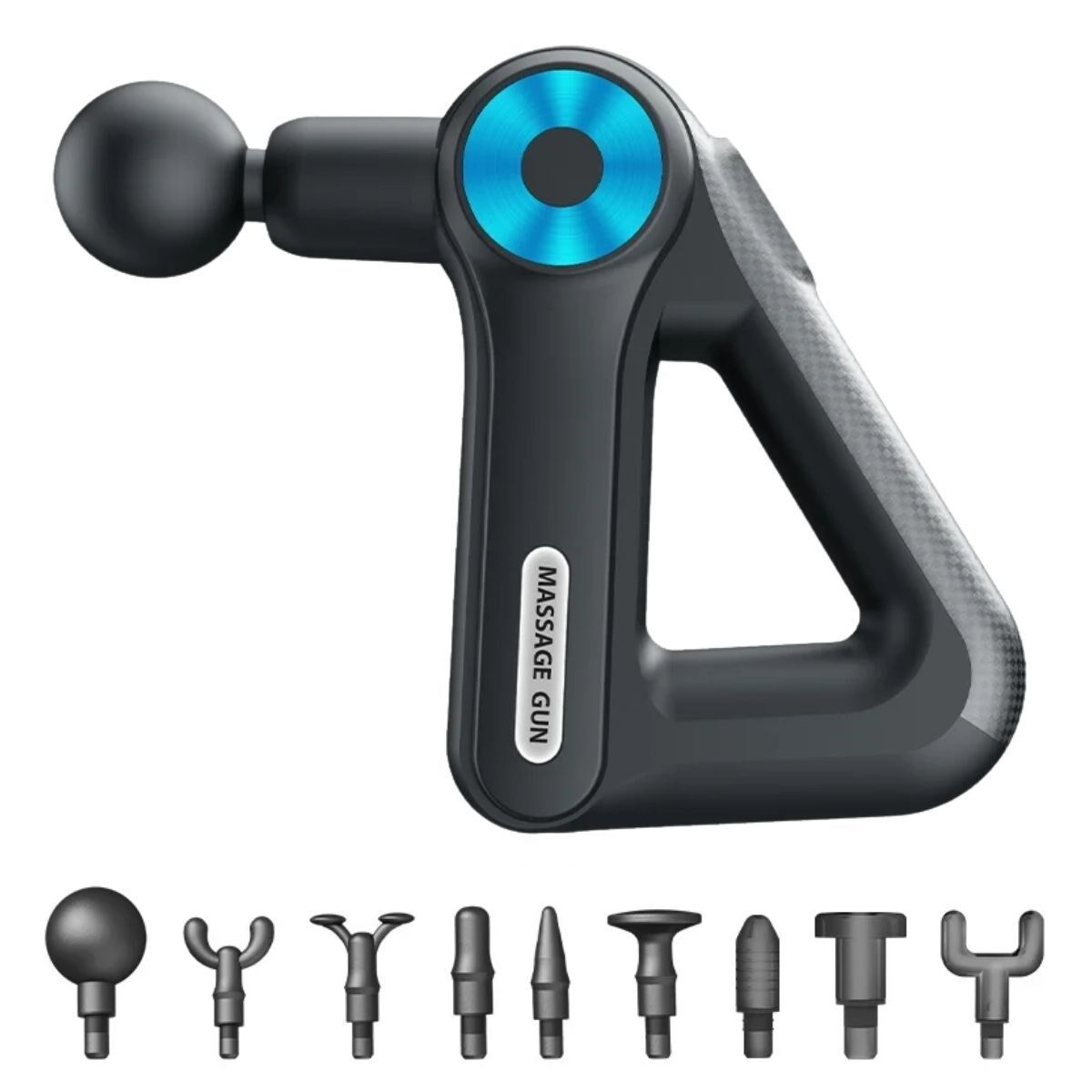 12 Farklı Başlıklı Profesyonel Masaj Tabancası