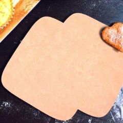 KanguruMarkt® 50 Adet Air Fryer Pişirme Kağıdı Tek Kullanımlık Yağ Su Geçirmez Yapışmaz Deliksiz Düz Kare Model