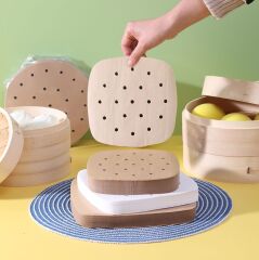 KanguruMarkt® 250 Adet Air Fryer Pişirme Kağıdı Tek Kullanımlık Hava Fritöz Yağ Geçirmez Yapışmaz Gıda Pişirme Kağıdı Delikli Kare Model