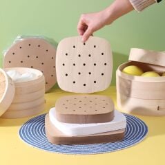 250 Adet AirFryer Pişirme Kağıdı Tek Kullanımlık Delikli Kare Model
