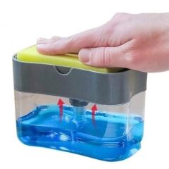 İkisi Bir Arada Pratik Bulaşık Yıkama Süngeri Haznesi