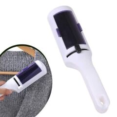 KanguruMarkt®  Taşınabilir Elektrostatik Hazneli Rulo Şeklinde Evcil Hayvan Tüyü Saç Toplayıcısı