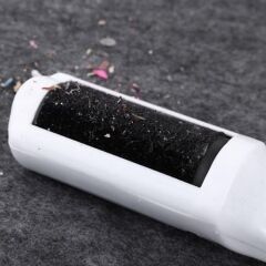 KanguruMarkt®  Taşınabilir Elektrostatik Hazneli Rulo Şeklinde Evcil Hayvan Tüyü Saç Toplayıcısı