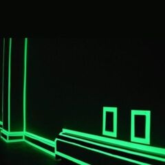 Karanlıkta Işık Veren 4 Metre Fosforlu Yeşil Bant
