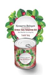 KanguruMarkt® Konserve Bahçem Evde Konservede Fındık Turp Yetiştirme Kiti
