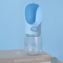 KanguruMarkt® Taşınabilir Butonlu 350 ml Evcil Hayvan Suluğu