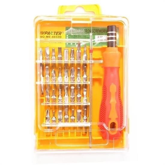 KanguruMarkt® 32 Parça Cep Telefonu Pc Tablet Mini Tornavida Seti Tamir Takımı