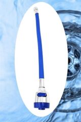 KanguruMarkt® Oynar Başlıklı Tasarruflu Kubar Musluk Borusu ve Başlığı Mavi