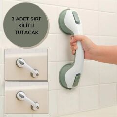 KanguruMarkt® Düşme Ve Kayma Önleyici Banyo Tuvalet Vantuzlu Kilitli Tutacak