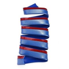 KanguruMarkt® Mavi 2,5 Metre Araba Oto Ön Tampon Koruyucu Kauçuk Pratik Tampon Şerit Bant Döşeme Kiti