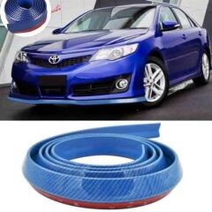 KanguruMarkt® Mavi 2,5 Metre Araba Oto Ön Tampon Koruyucu Kauçuk Pratik Tampon Şerit Bant Döşeme Kiti