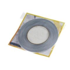 KanguruMarkt® 50 Metre Fayans Arası Şerit Dekoratif Yapışkan Renkli Dekor Su Geçirmez Sızdırmaz Gümüş Bant