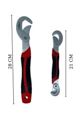 KanguruMarkt® Çok Fonksiyonlu Ergonomik  Ayarlanabilir Büyük Küçük Akıllı Pense Anahtar 2li Set