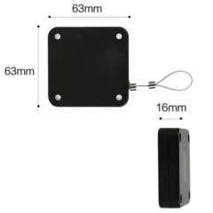 KanguruMarkt® Yangına Dayanıklı Sıva Üstü Tüm Kapılar İçin Uygun Otomatik Kapanan Hızlı Otomatik Kapı Kapa