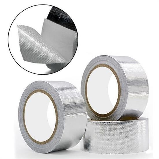 KanguruMarkt® 2 Mt Yüksek Sıcaklık Dayanan Su Geçirmez Çatı  Duvar Çatlak Onarıcı Yapışkan Bant Folyo 5 Cm